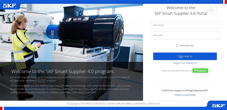 SKF Smart Supplier 4.0 Program